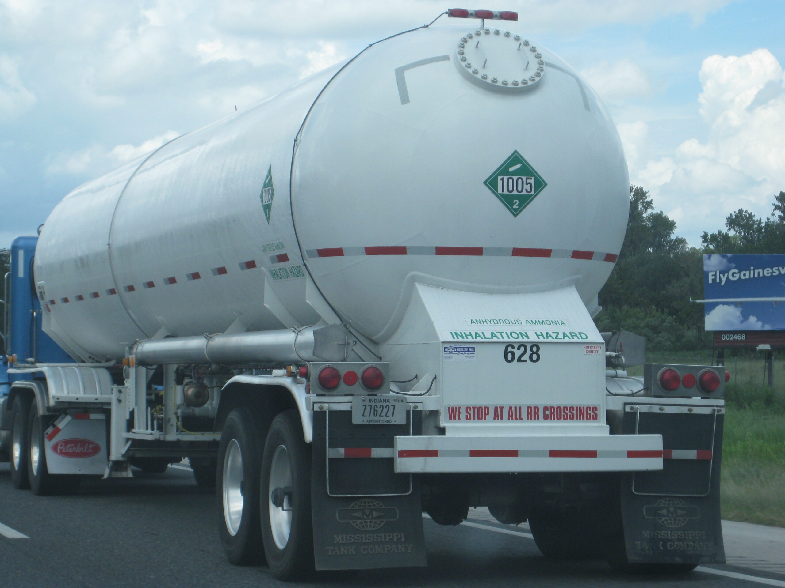 Ammonia transportation